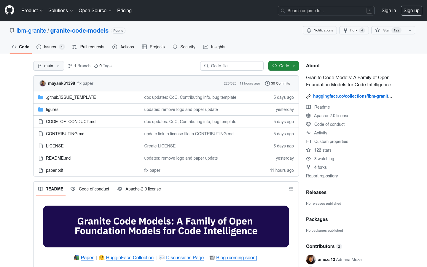 Granite Code Models