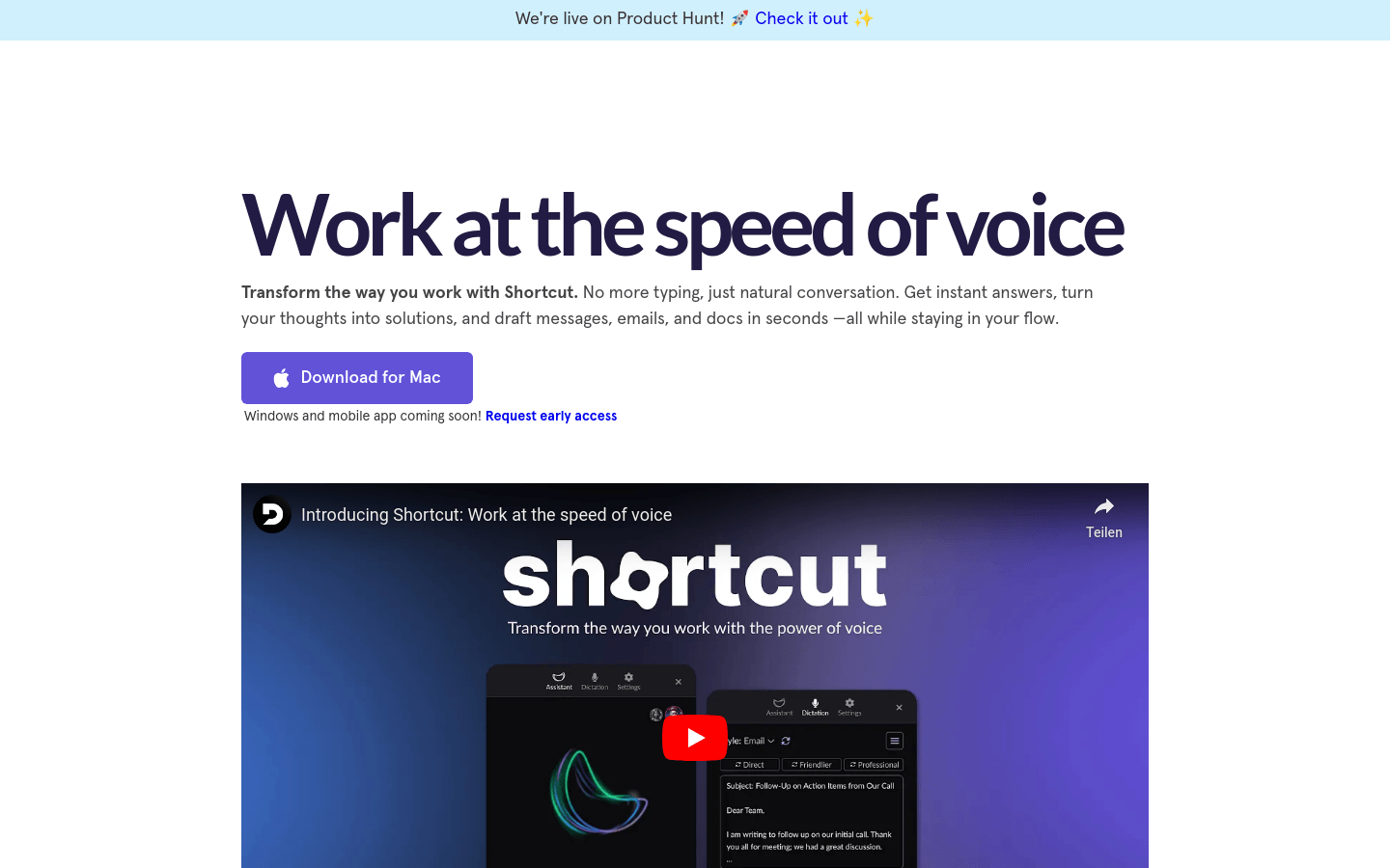 Shortcut By Poised