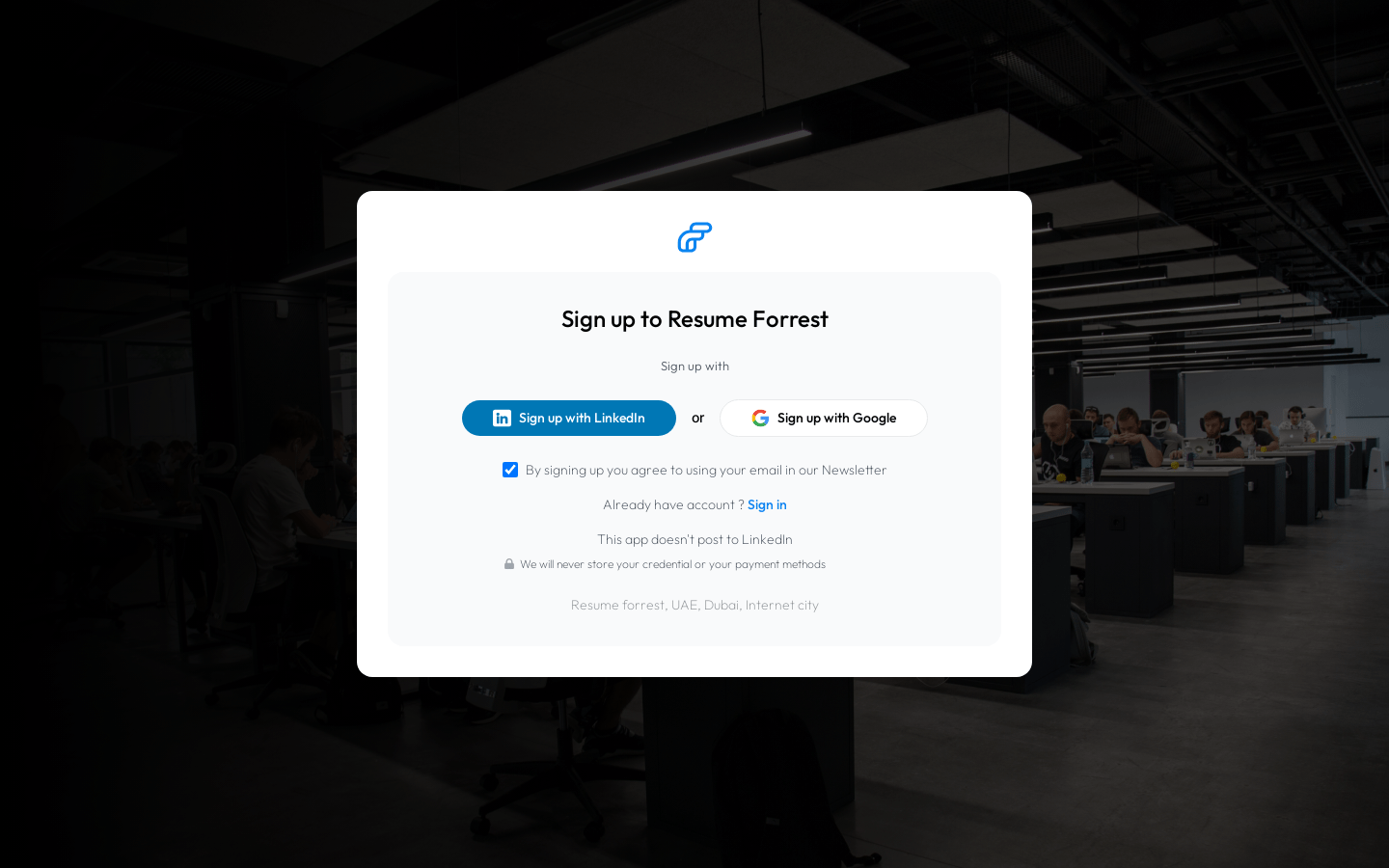 Resume Forrest