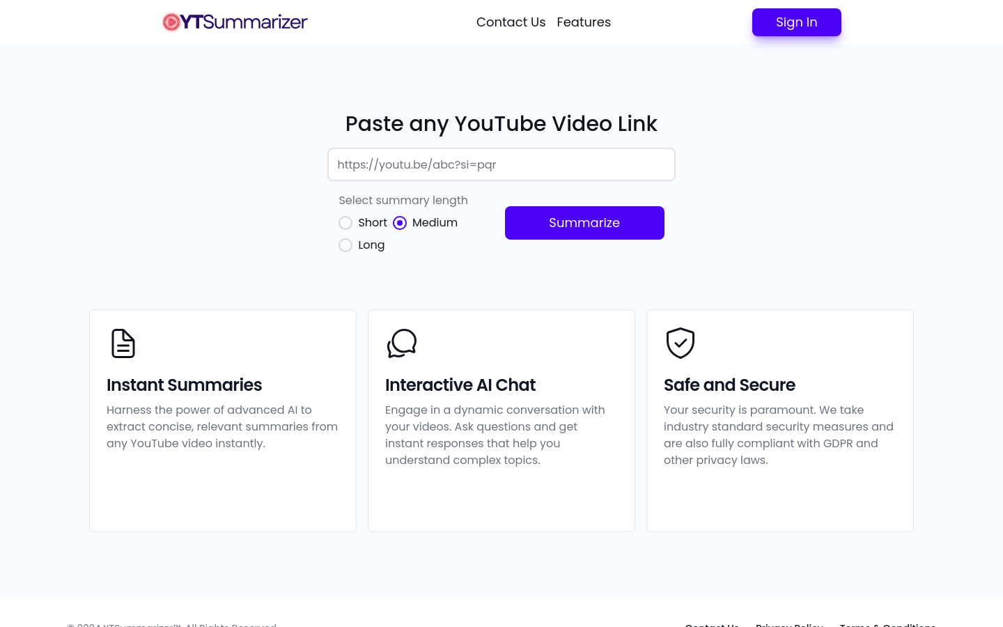 Ytsummarizer.io