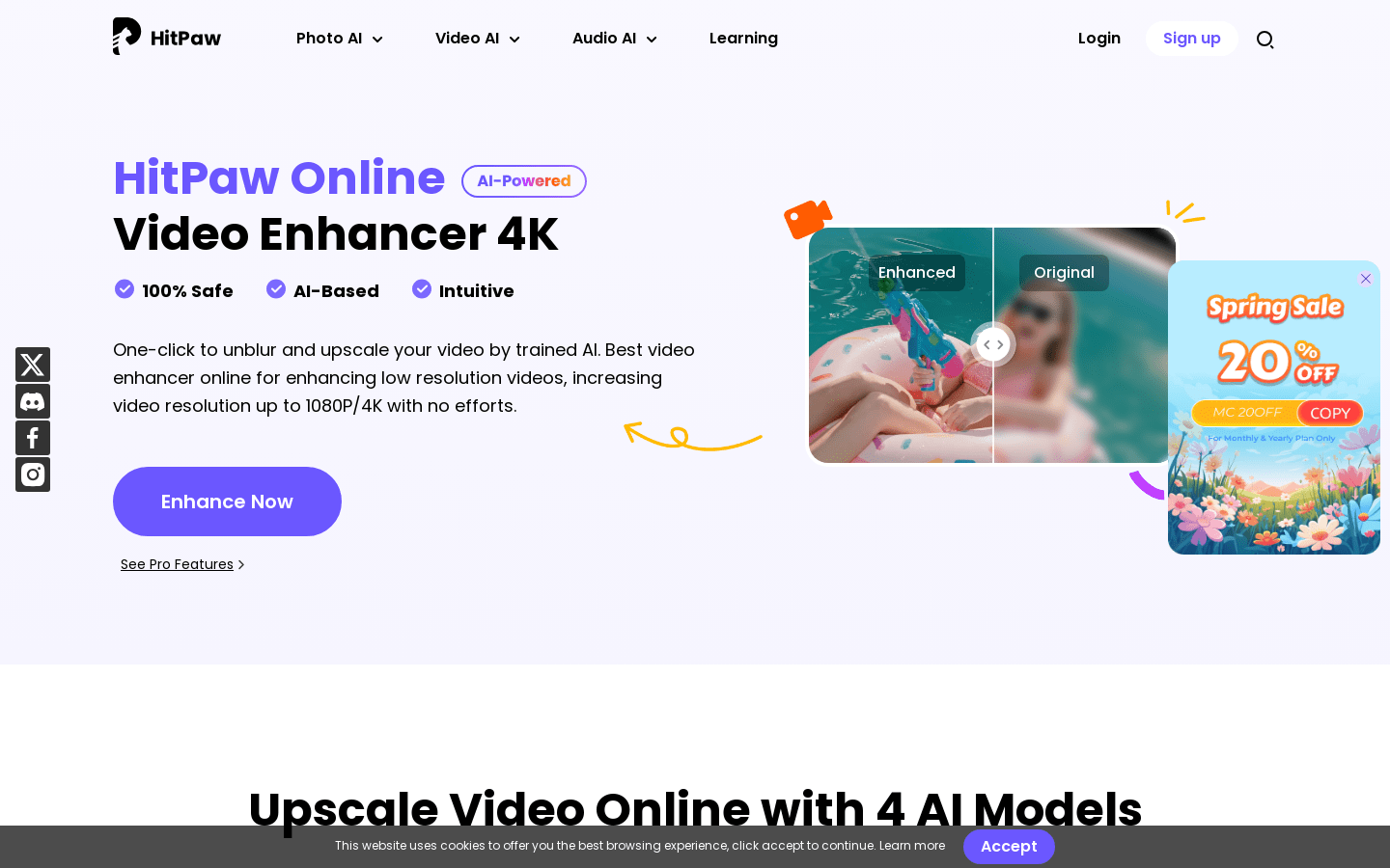 Hitpaw Online Video Enhancer