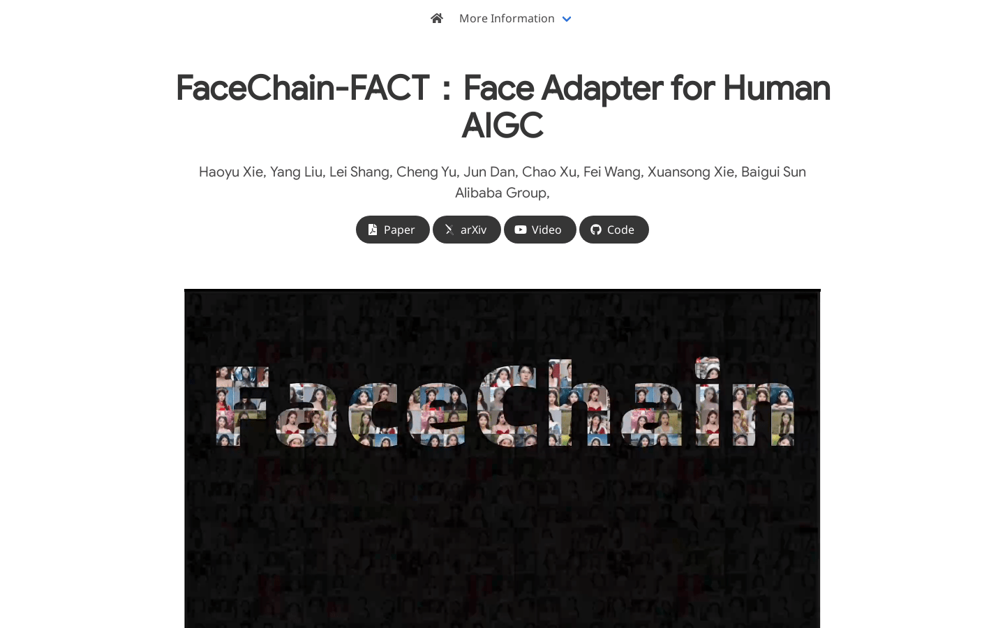 Facechain FACT