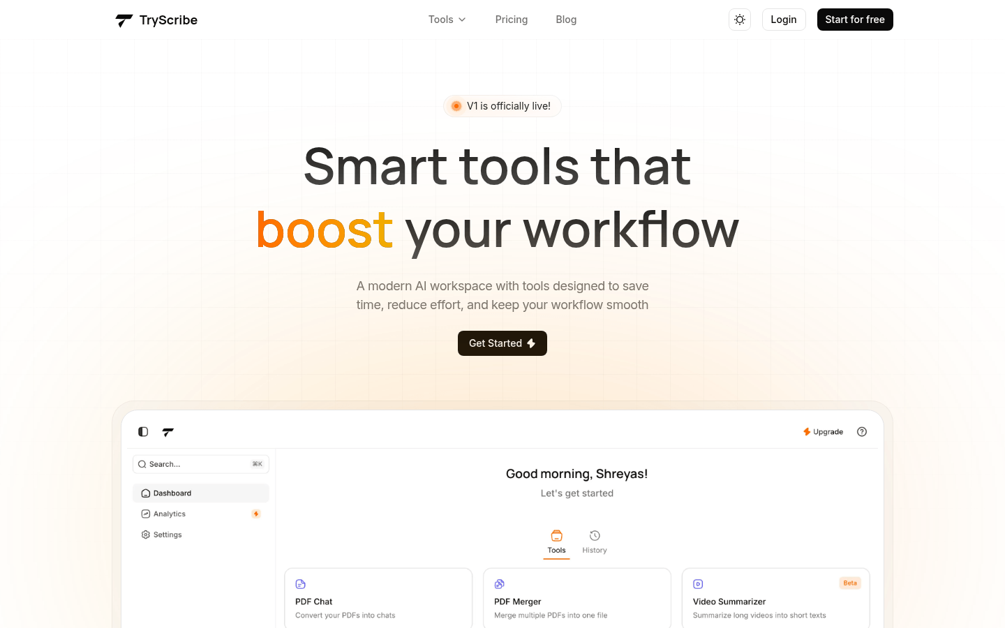 Tryscribe