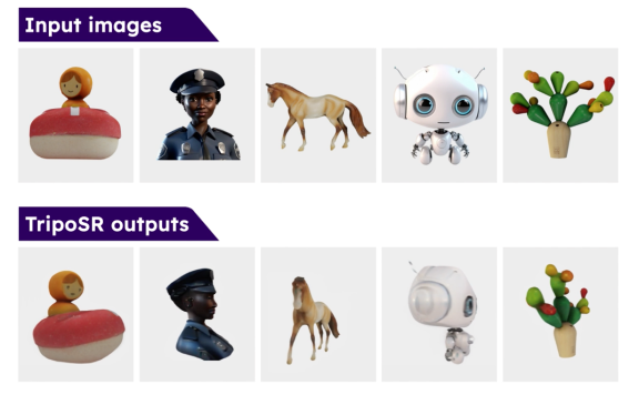 TripoSR – 单张图片快速生成高质量3D模型