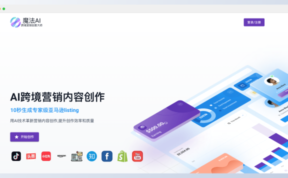 魔法AI-跨境电商营销创意生成工具
