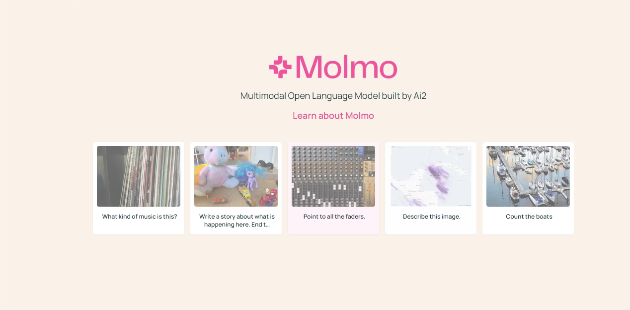 ​全新开源 AI 模型 Molmo 横扫业界巨头，超越 GPT-4o 与 Claude 3.5