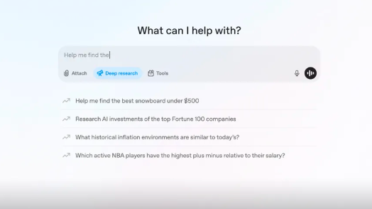 “致敬”DeepSeek？OpenAI推 Deep Research 可自动化处理复杂在线多步骤研究任务