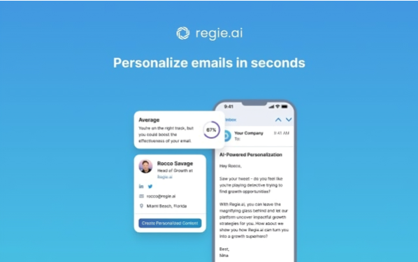 Regie.ai：用AI增强销售能力，重视人性化的销售沟通