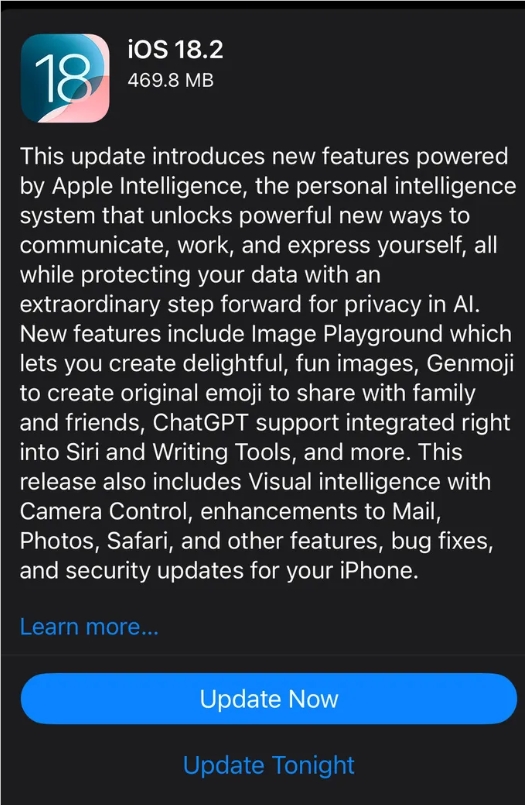 iOS 18.2 RC 2揭秘：音量控制、邮件分类和AI时代的Siri！