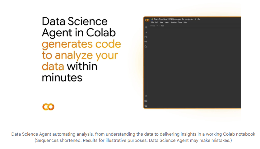 谷歌Colab推出数据科学助手，简化数据分析工作