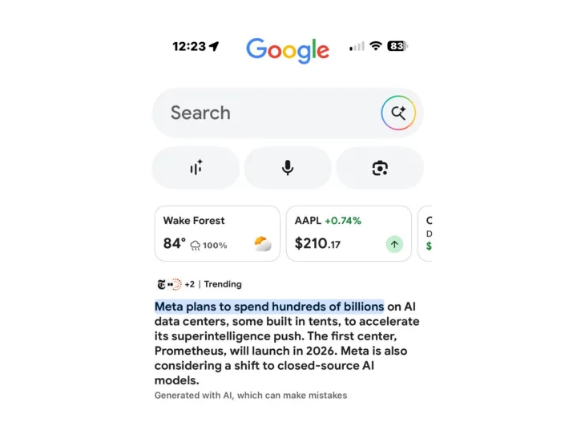 谷歌在 Discover 引入 AI 新闻摘要，出版业再遭“流量掠夺”