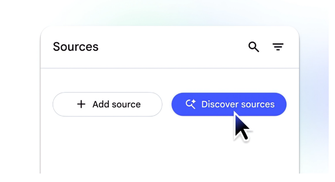 Google为NotebookLM添加网络搜索功能，允许直接导入在线资源