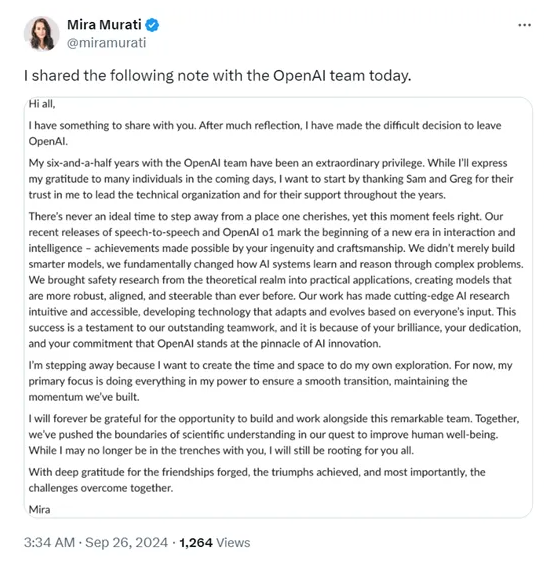 炸了！OpenAI人事大震荡，CTO、首席研究官纷纷宣布离职!