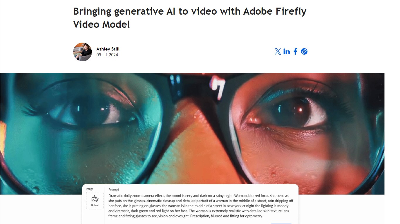 Adobe推出Firefly AI视频模型，Photoshop 新增多个AI功能