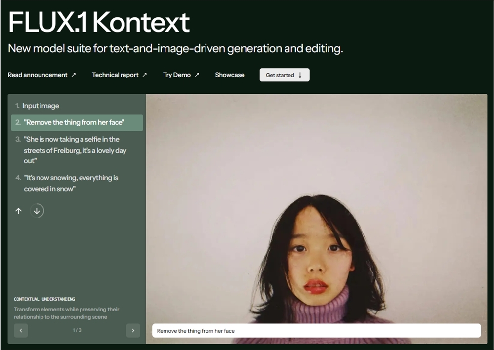 ​黑森林实验室推出 FLUX.1Kontext：可通过文本和参考图像对图像进行多次修改
