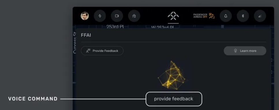 FF发布FF 91 2.0车载软件升级包 改善AI以及人机交互能力