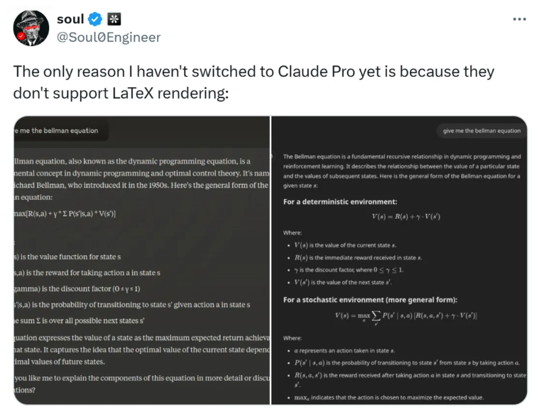 Claude上线LaTeX公式渲染功能 数学公式表达更精准