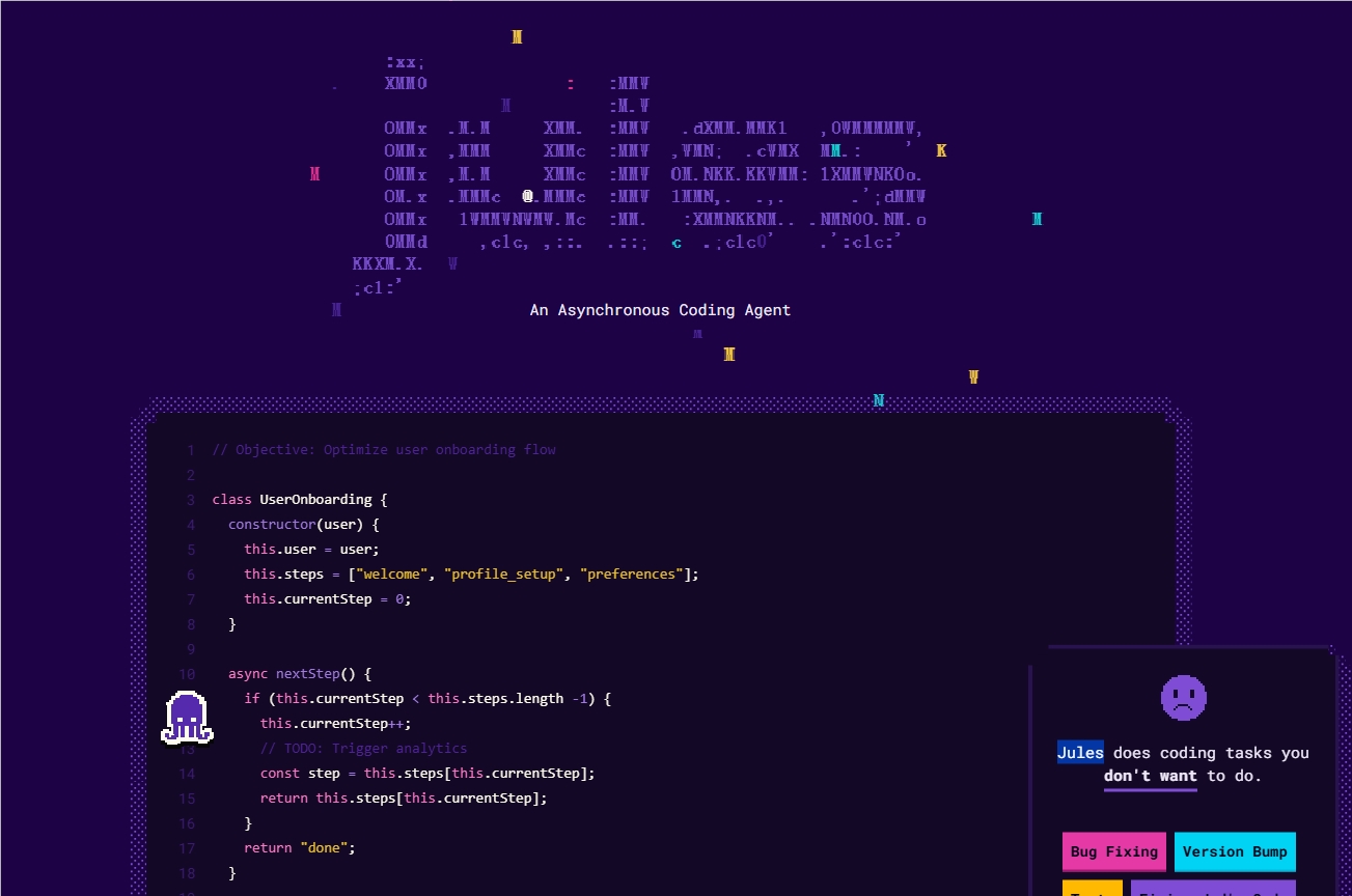 谷歌公测AI编码助手Jules：Gemini 2.5 Pro驱动，挑战OpenAI的Codex