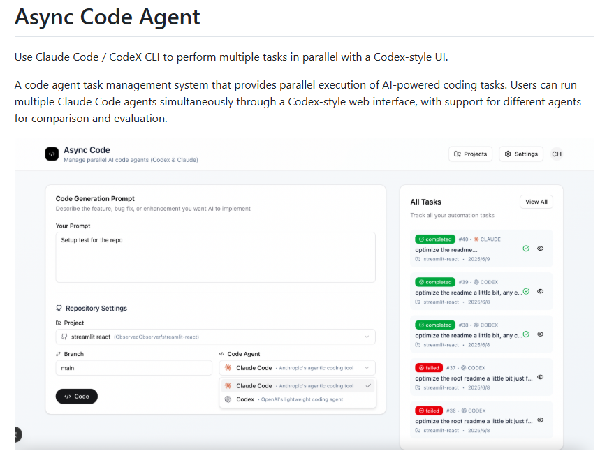 Async-Code发布！多AI并行编程神器，效率翻倍，开发者的终极选择！