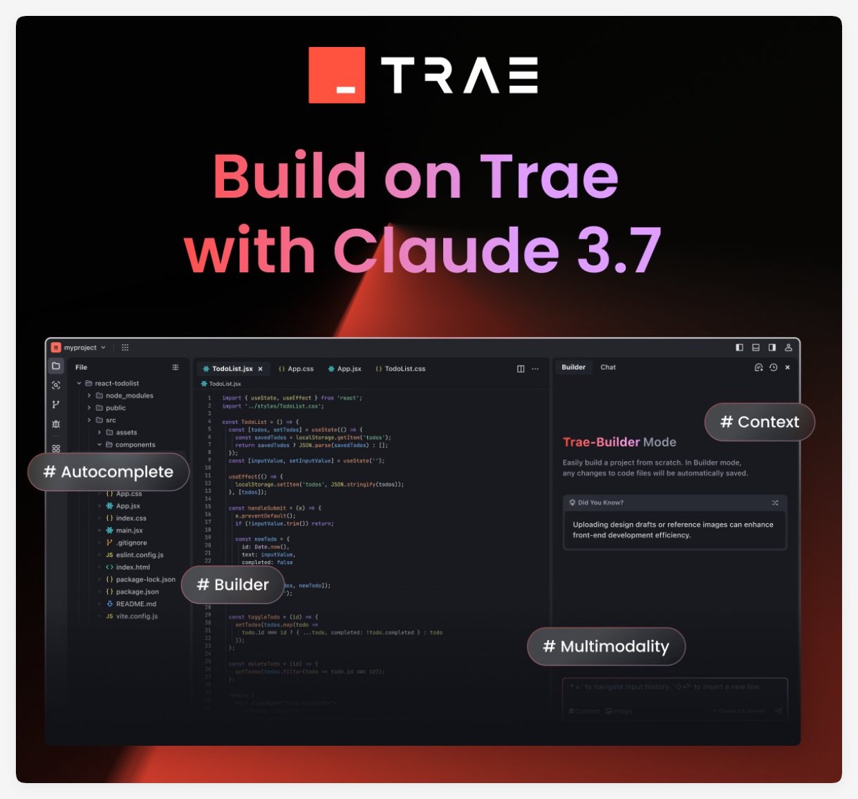 Claude 3.7正式登陆Trae平台，用户可升级体验更智能AI