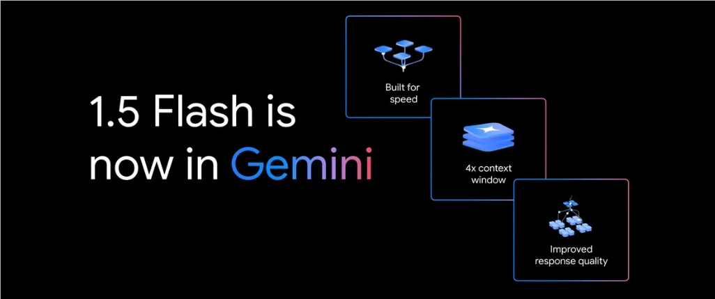Google Gemini重大更新 Gemini 1.5 Flash可免费使用