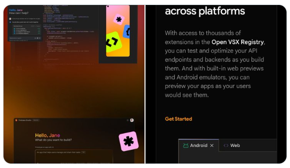 Google Firebase Studio横空出世：AI驱动的一站式开发平台震撼亮相