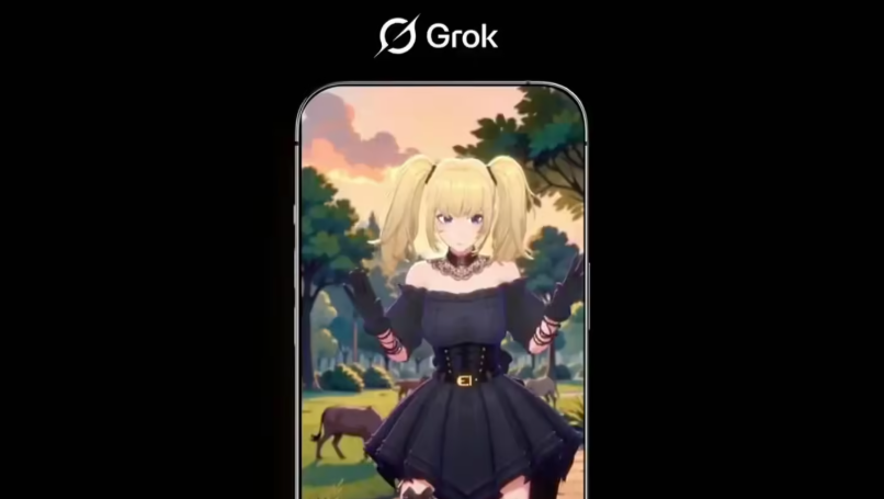 马斯克重磅宣布！Grok上线全新动漫AI伴侣功能，二次元玩家狂欢！