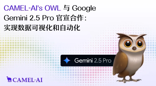 Gemini 2.5 Pro 与 CAMEL-AI 携手，实现数据自动化与可视化
