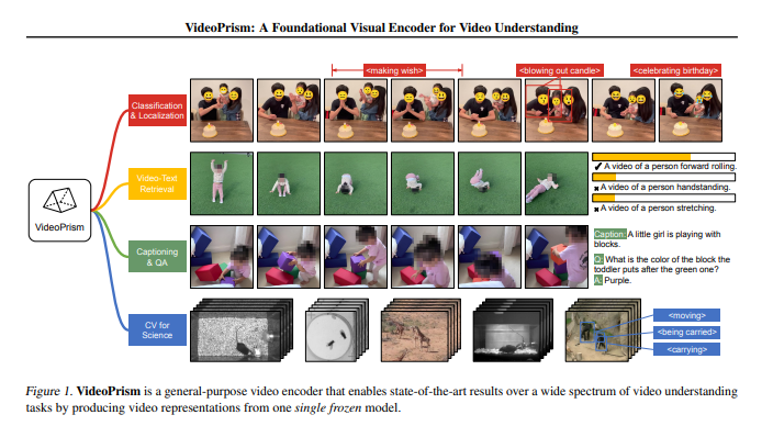 视频理解新突破！谷歌推通用视频模型VideoPrism 精准分类、定位、检索一网打尽！