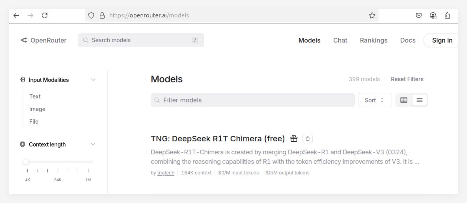免费！DeepSeek R1T Chimera 正式上线 OpenRouter 平台