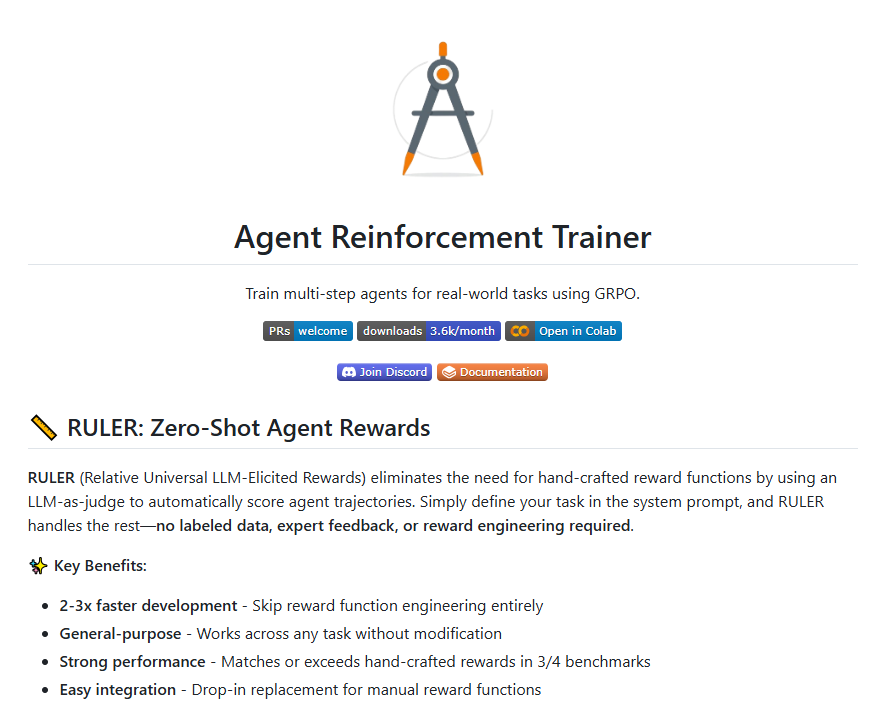 ART框架发布！用Python一键训练AI Agent，邮件搜索到游戏操控全能搞定！