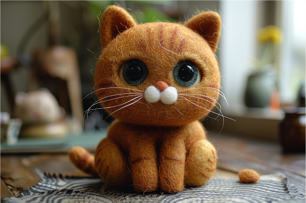 毛毡玩具 猫