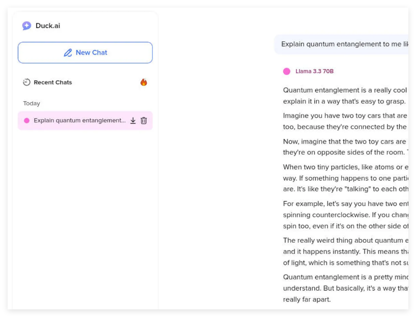 对标Perplexity​！DuckDuckGo推出AI助手Duck.ai，可免费使用