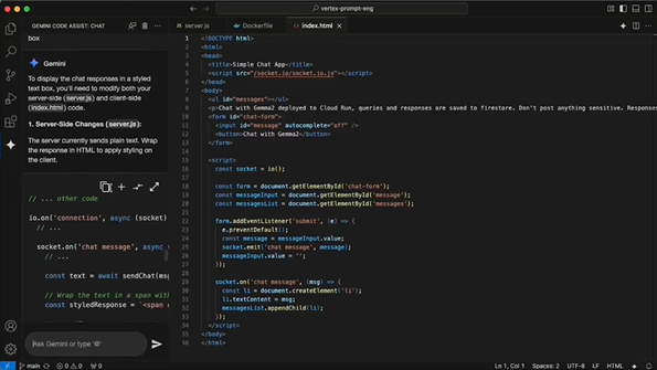谷歌推免费AI编程助手Gemini Code Assist  每月18万次代码补全