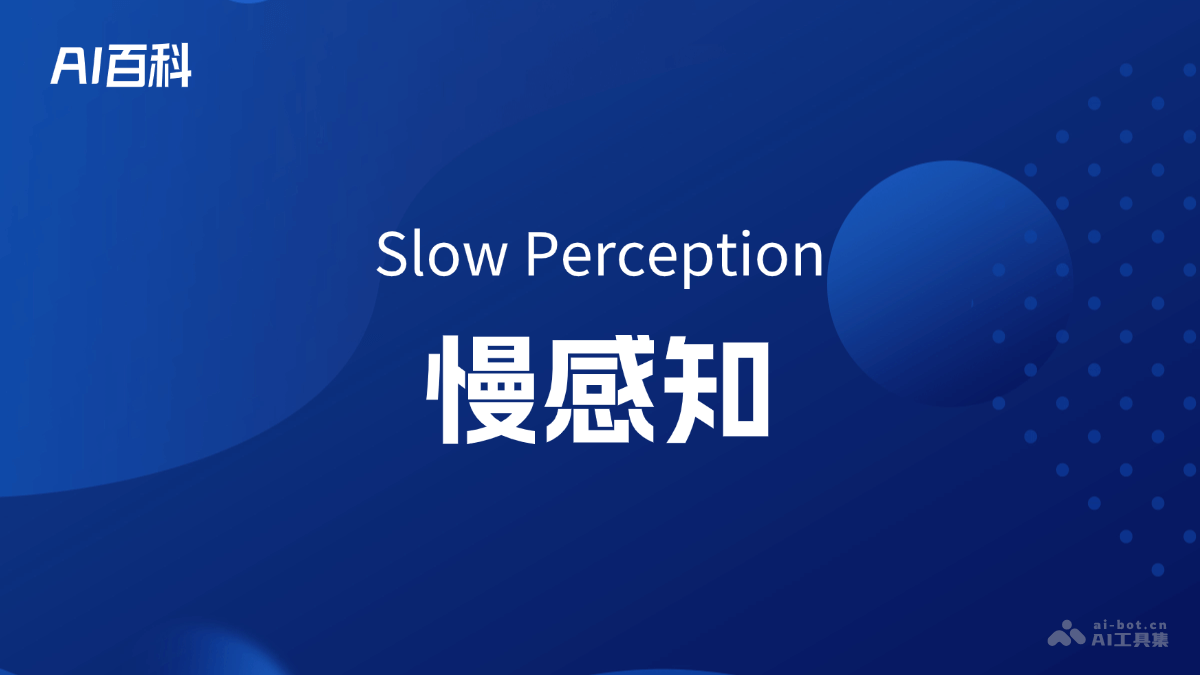 什么是慢感知（slow perception）
