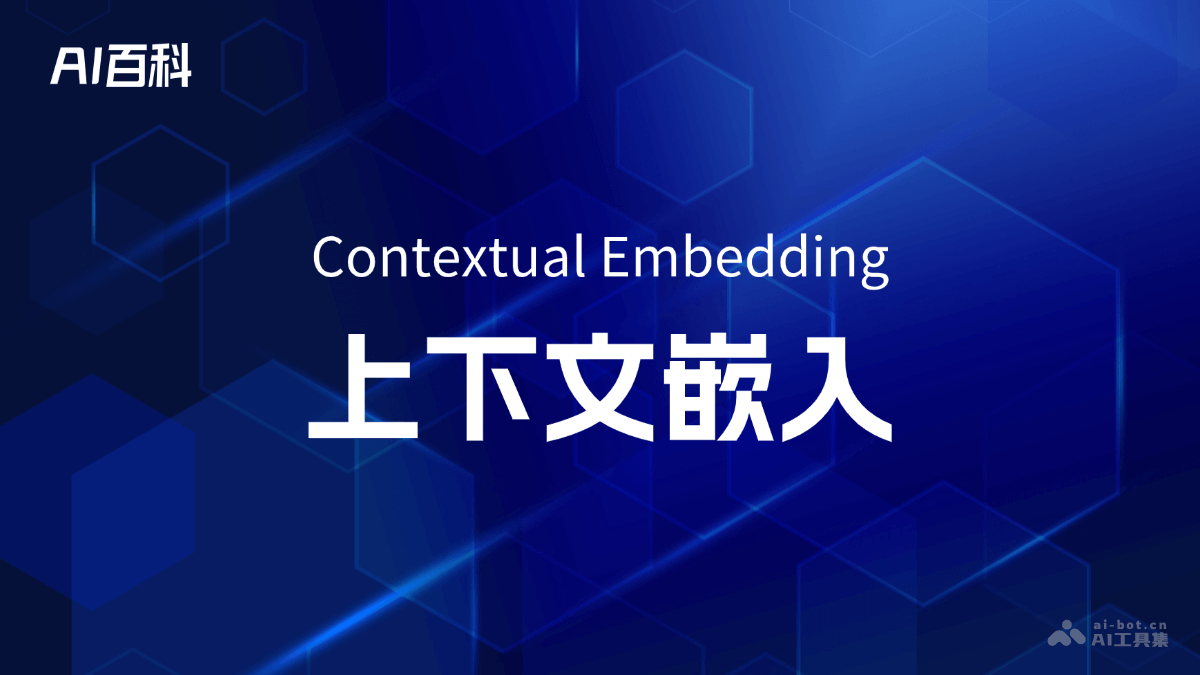 什么是上下文嵌入（Contextual Embedding）