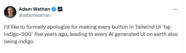 AI界面设计的"紫色魔咒"：一条推文揭开的技术现象