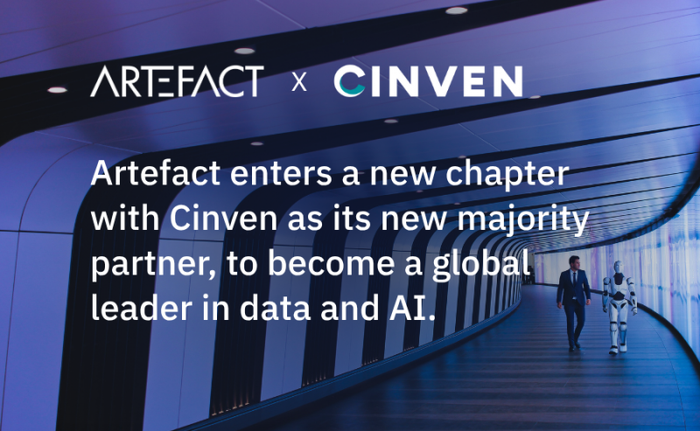 Artefact开启新篇章，携手Cinven共建全球数据与AI领导者