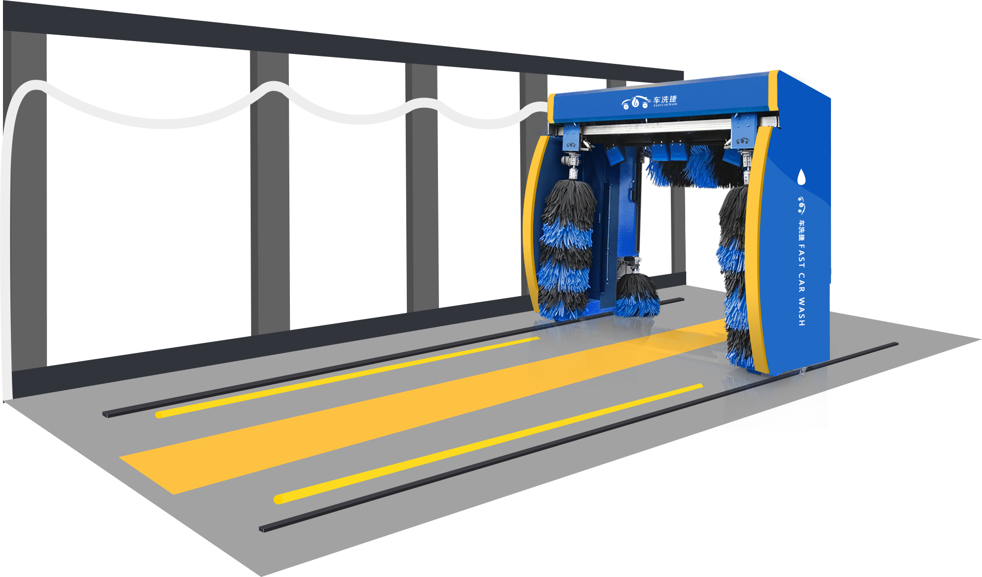 车洗捷领跑行业！2025年全自动洗车机实现AI车型识别