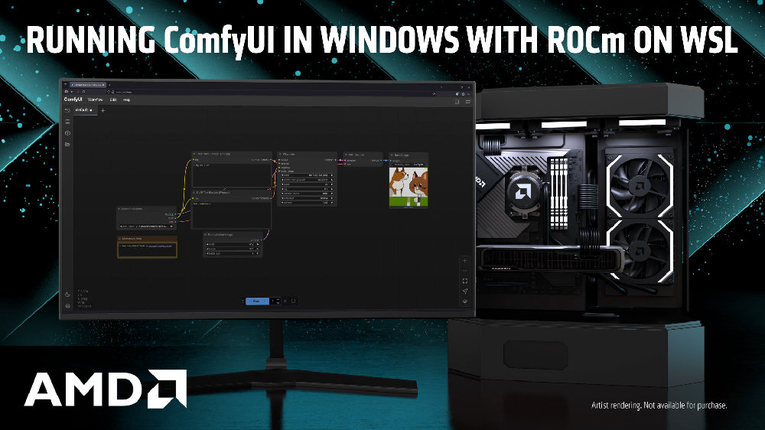 保姆级教程：AMD 教你如何在 Win11 上运行最强文生图 AI 工具 ComfyUI