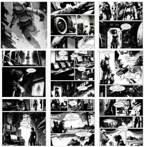 日前， AIGC平台上发布了一部名为《ARES觉醒》的漫画作品，引发网友热议。