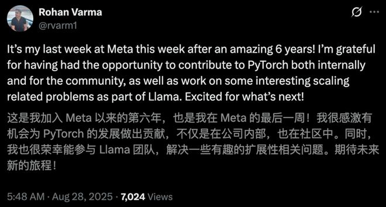 小扎噩梦来了！MSL两月爆雷8人闪辞，PyTorch元老出走实验室人心崩盘